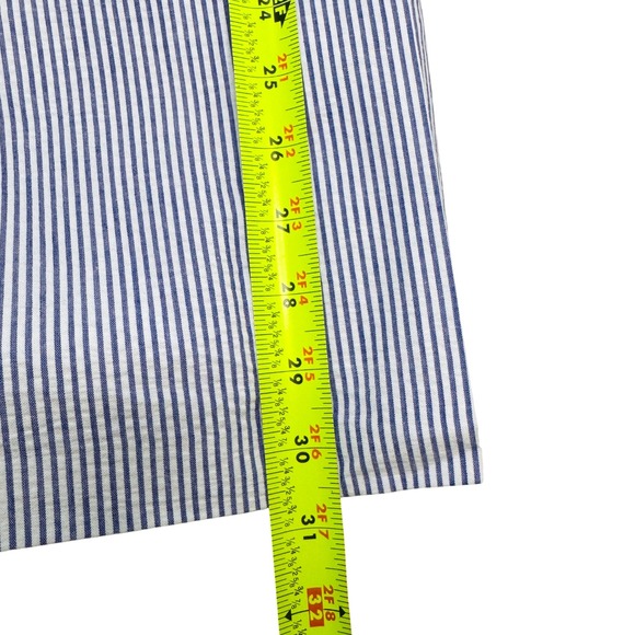 Saddlebred Mens Seersucker Blazer Jacket Blue White Stripe Cotton 54R Easter - Picture 15 of 15